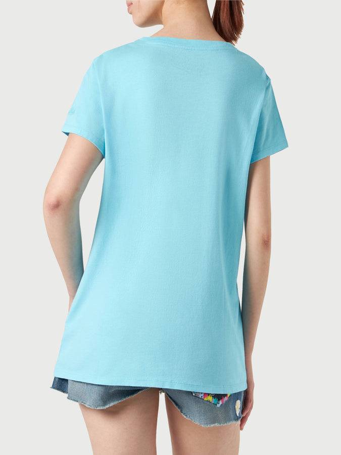 Mc2 Saint Barth T-shirt Da Donna Con Stampa Beach Girl