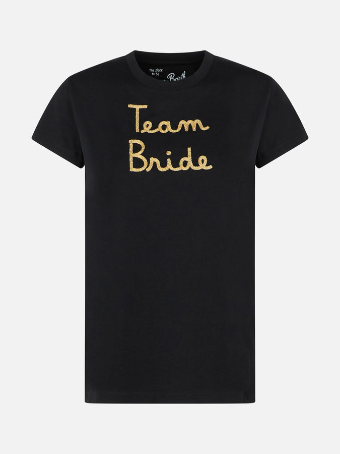 Mc2 Saint Barth T-shirt Da Donna In Cotone Con Ricamo