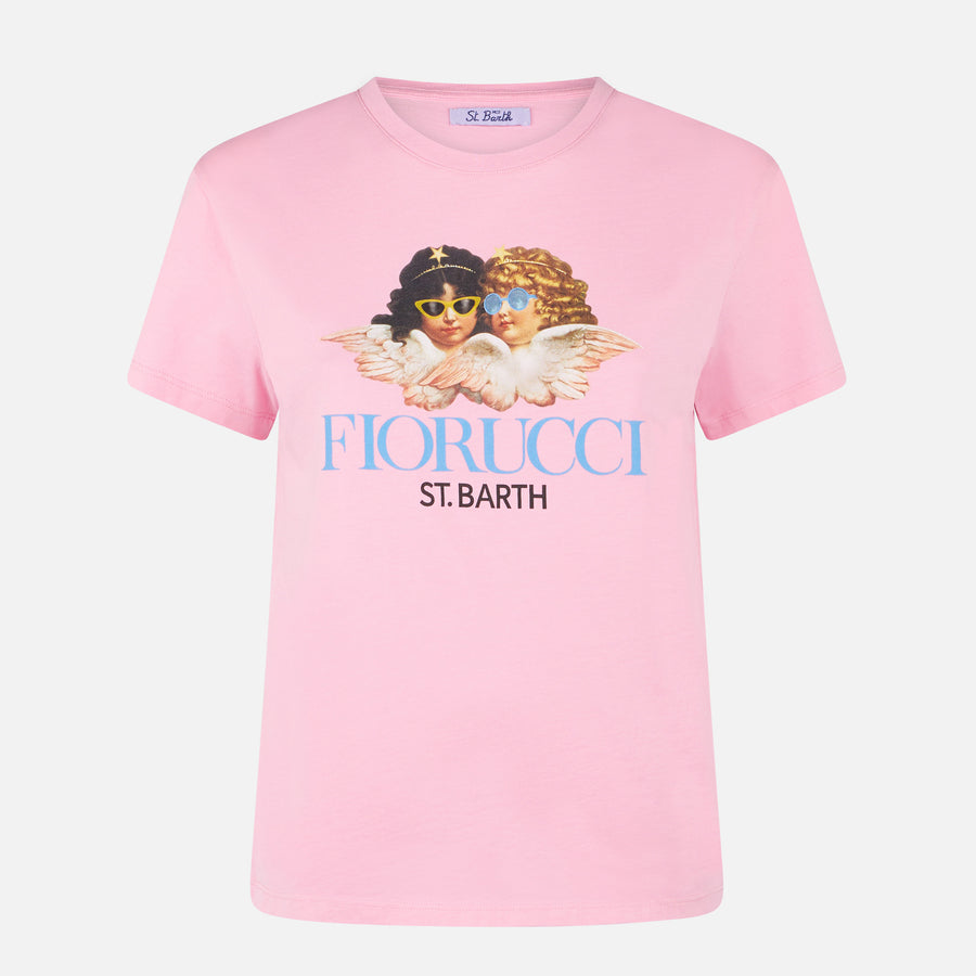 Mc2 Saint Barth T-shirt Da Donna In Cotone Con Stampa Fiorucci | FIORUCCI EDIZIONE SPECIALE