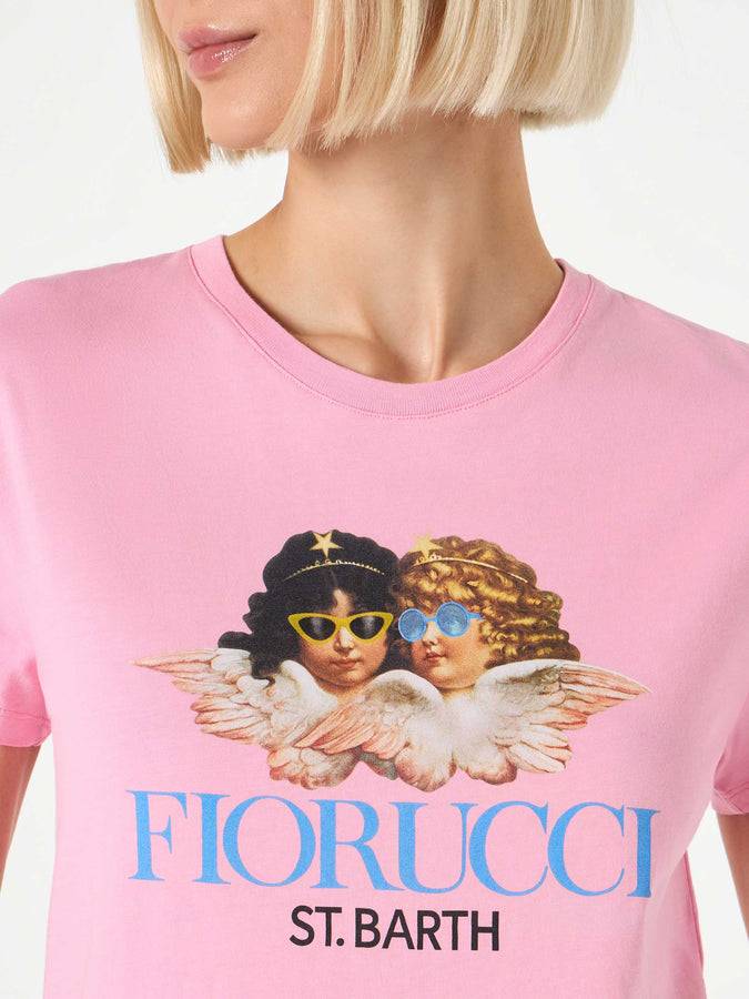 Mc2 Saint Barth T-shirt Da Donna In Cotone Con Stampa Fiorucci | FIORUCCI EDIZIONE SPECIALE