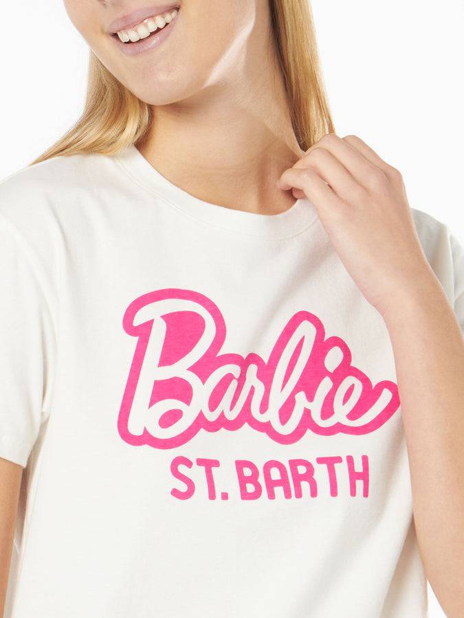 Mc2 Saint Barth T-shirt Da Donna In Cotone Pesante Con Stampa Barbie St. Barth | EDIZIONE SPECIALE BARBIE