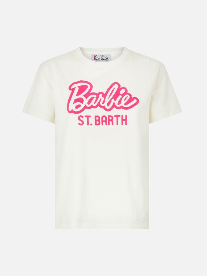 Mc2 Saint Barth T-shirt Da Donna In Cotone Pesante Con Stampa Barbie St. Barth | EDIZIONE SPECIALE BARBIE