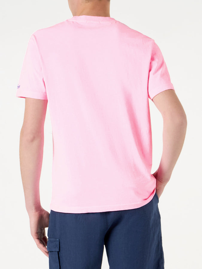 Mc2 Saint Barth T-shirt Da Uomo Con Ricamo Ibiza Local