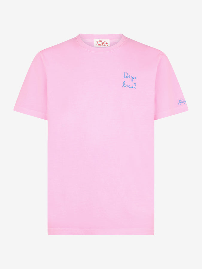 Mc2 Saint Barth T-shirt Da Uomo Con Ricamo Ibiza Local
