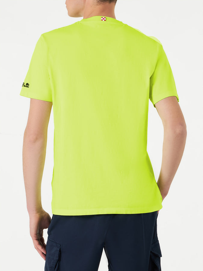 Mc2 Saint Barth T-shirt Da Uomo Con Ricamo King Of The Beach