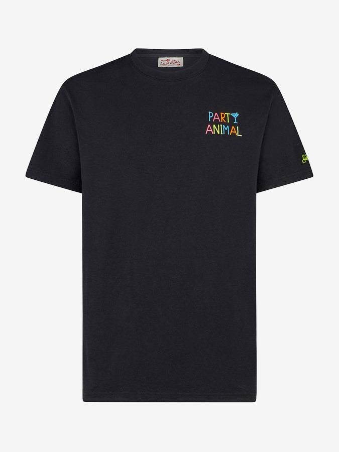 Mc2 Saint Barth T-shirt Da Uomo Con Ricamo PARTY ANIMAL | EDIZIONE SPECIALE DI NIKI DJ