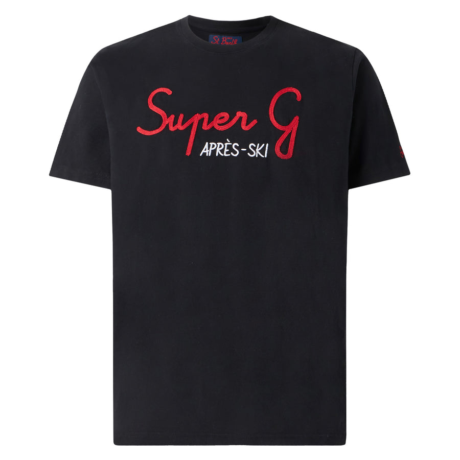 Mc2 Saint Barth T-shirt Da Uomo Con Ricamo Super G | SUPER G EDIZIONE SPECIALE