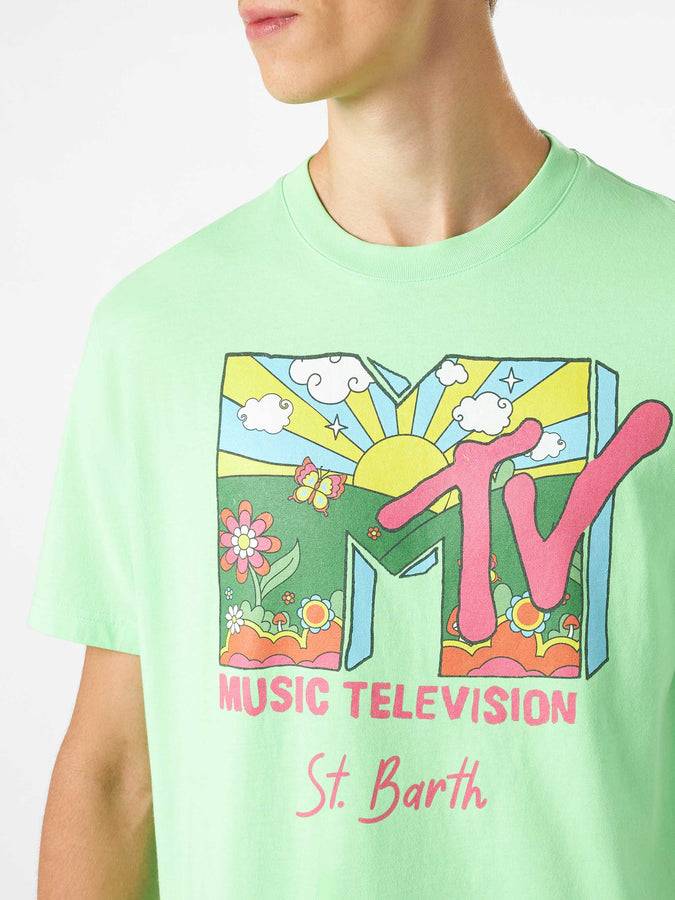 Mc2 Saint Barth T-shirt Da Uomo Con Stampa Frontale MTV | Edizione Speciale MTV©