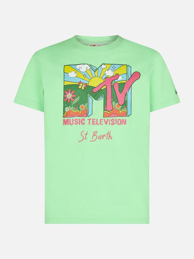 Mc2 Saint Barth T-shirt Da Uomo Con Stampa Frontale MTV | Edizione Speciale MTV©
