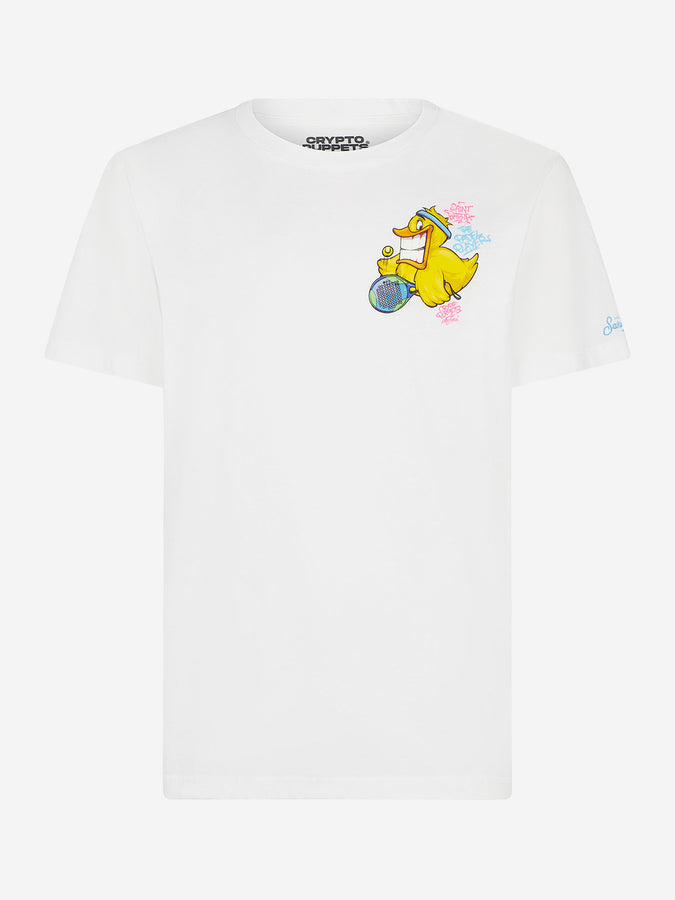 Mc2 Saint Barth T-shirt Da Uomo Con Stampa Papera Crypto | CRYPTO PUPPETS® EDIZIONE SPECIALE