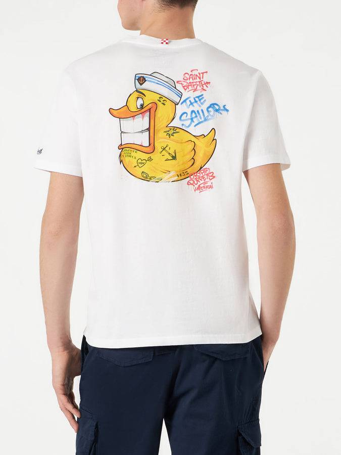 Mc2 Saint Barth T-shirt Da Uomo Con Stampa Papera Crypto | CRYPTO PUPPETS® EDIZIONE SPECIALE