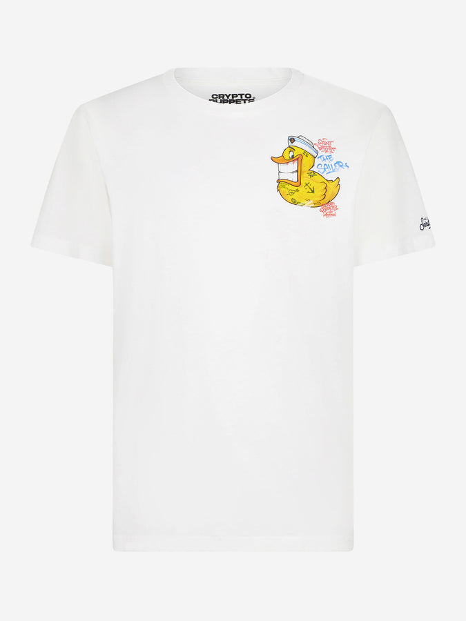 Mc2 Saint Barth T-shirt Da Uomo Con Stampa Papera Crypto | CRYPTO PUPPETS® EDIZIONE SPECIALE