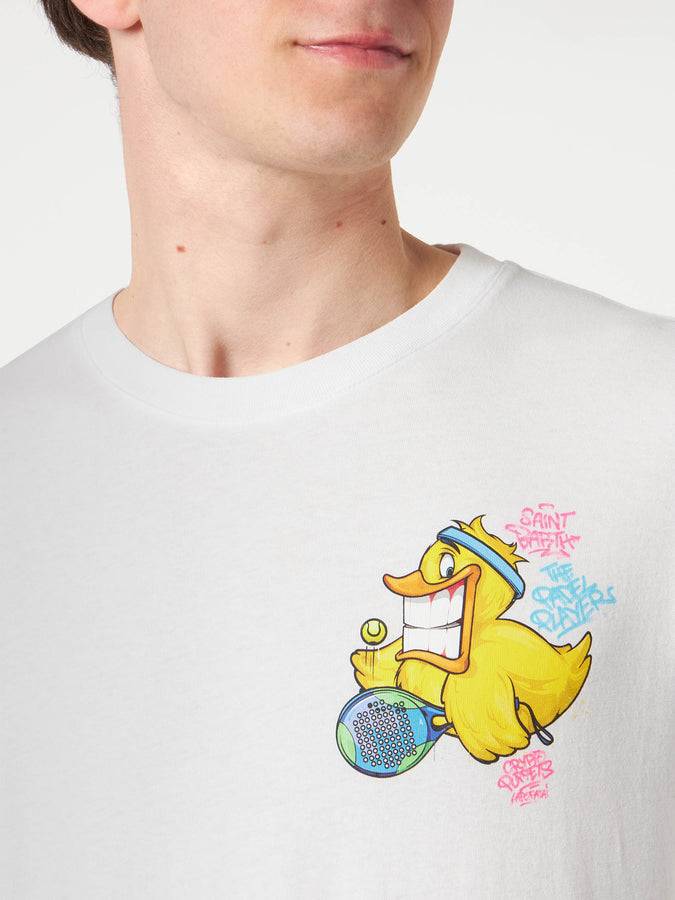 Mc2 Saint Barth T-shirt da uomo con stampa papera Crypto | CRYPTO PUPPETS® EDIZIONE SPECIALE