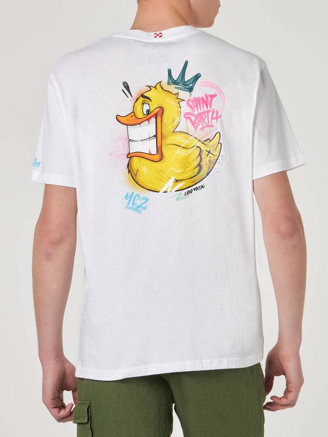 Mc2 Saint Barth T-shirt Da Uomo Con Stampa Papera Crypto | CRYPTO PUPPETS® EDIZIONE SPECIALE