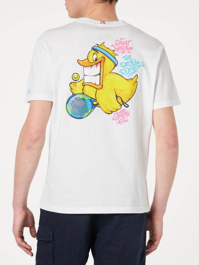 Mc2 Saint Barth T-shirt Da Uomo Con Stampa Papera Crypto | CRYPTO PUPPETS® EDIZIONE SPECIALE