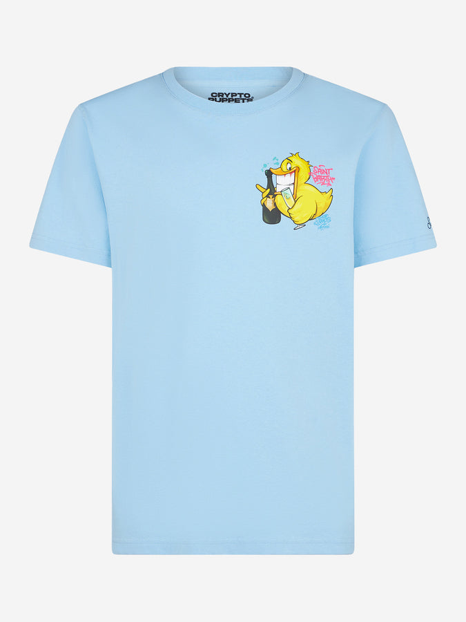 Mc2 Saint Barth T-shirt Da Uomo Con Stampa Papera | CRYPTO PUPPETS® EDIZIONE SPECIALE