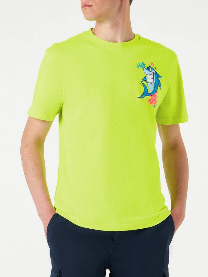 Mc2 Saint Barth T-shirt Da Uomo Con Stampa Squalo | CRYPTO PUPPETS® EDIZIONE SPECIALE