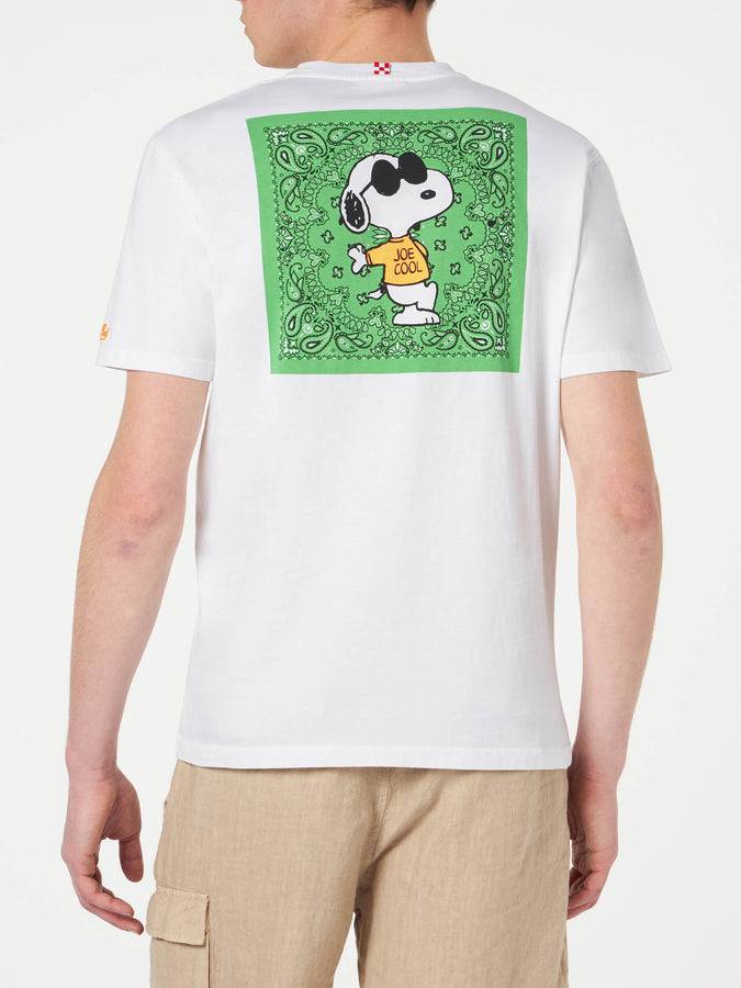 Mc2 Saint Barth T-shirt Da Uomo In Cotone Con Stampa Bandanna Snoopy | SNOOPY - EDIZIONE SPECIALE PEANUTS™