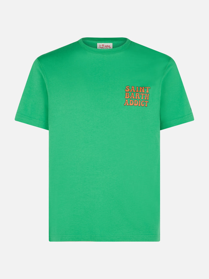 Mc2 Saint Barth T-shirt Da Uomo In Cotone Con Stampa Cuba Libre Addicted