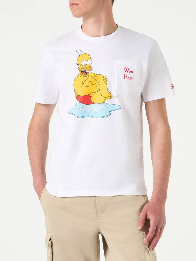 Mc2 Saint Barth T-shirt Da Uomo In Cotone Con Stampa Homer | EDIZIONE SPECIALE DEI SIMPSON
