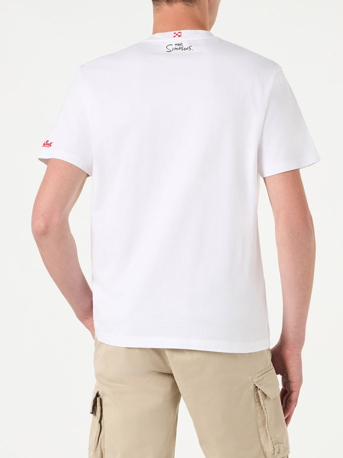 Mc2 Saint Barth T-shirt Da Uomo In Cotone Con Stampa Homer | EDIZIONE SPECIALE DEI SIMPSON