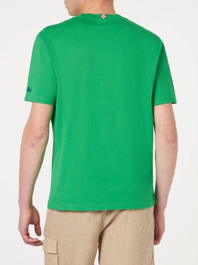 Mc2 Saint Barth T-shirt Da Uomo In Cotone Con Stampa Ibiza Vespa | EDIZIONE SPECIALE VESPA®