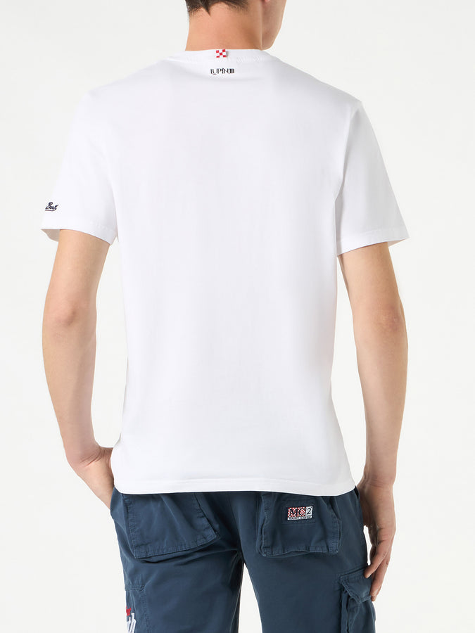 Mc2 Saint Barth T-shirt Da Uomo In Cotone Con Stampa Lupin | LUPIN III EDIZIONE SPECIALE