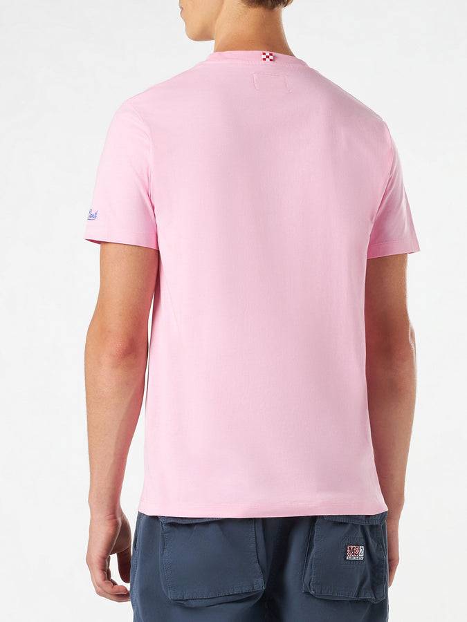 Mc2 Saint Barth T-shirt Da Uomo In Cotone Con Stampa Mojito