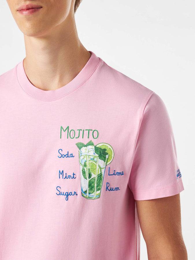 Mc2 Saint Barth T-shirt da uomo in cotone con stampa Mojito
