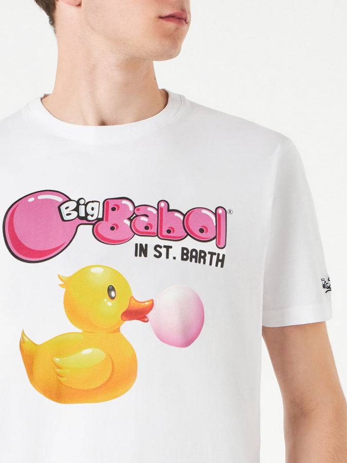 Mc2 Saint Barth T-shirt Da Uomo In Cotone Con Stampa Papera Big Babol | BIG BABOL® EDIZIONE SPECIALE