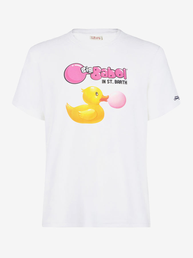 Mc2 Saint Barth T-shirt Da Uomo In Cotone Con Stampa Papera Big Babol | BIG BABOL® EDIZIONE SPECIALE