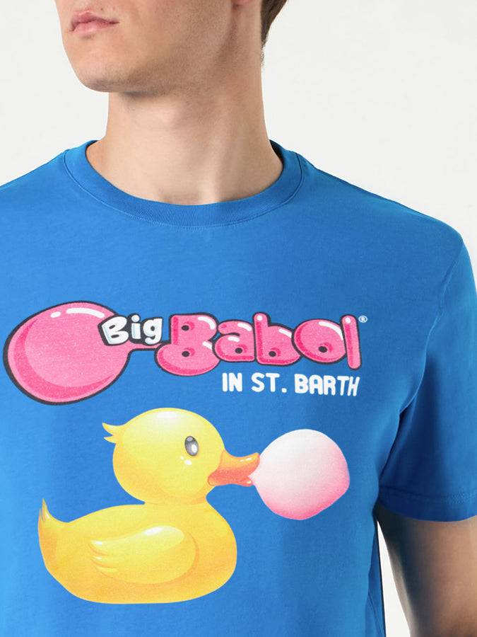 Mc2 Saint Barth T-shirt Da Uomo In Cotone Con Stampa Papera E Big Babol | BIG BABOL® EDIZIONE SPECIALE