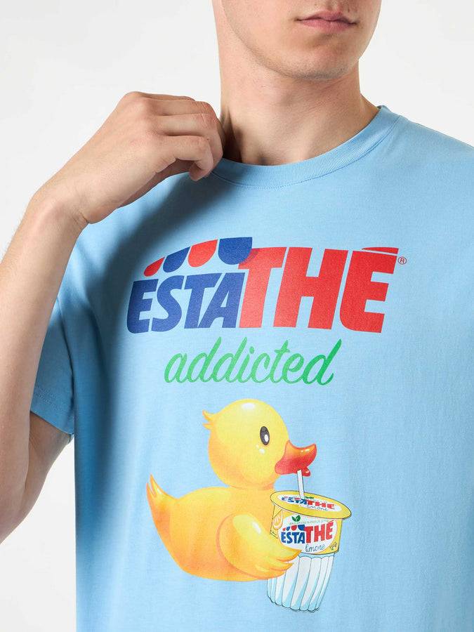 Mc2 Saint Barth T-shirt Da Uomo In Cotone Con Stampa Papera Estathé | ESTATHE' EDIZIONE SPECIALE