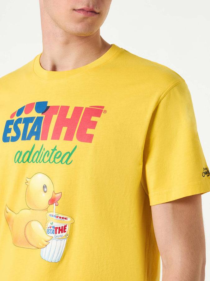 Mc2 Saint Barth T-shirt Da Uomo In Cotone Con Stampa Papera Estathé | ESTATHE' EDIZIONE SPECIALE