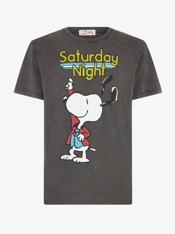 Mc2 Saint Barth T-shirt Da Uomo In Cotone Con Stampa Snoopy Dancer | EDIZIONE SPECIALE PEANUTS®