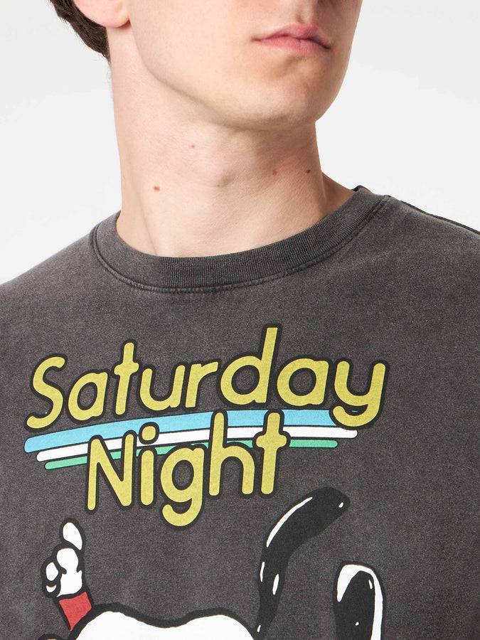 Mc2 Saint Barth T-shirt Da Uomo In Cotone Con Stampa Snoopy Dancer | EDIZIONE SPECIALE PEANUTS®