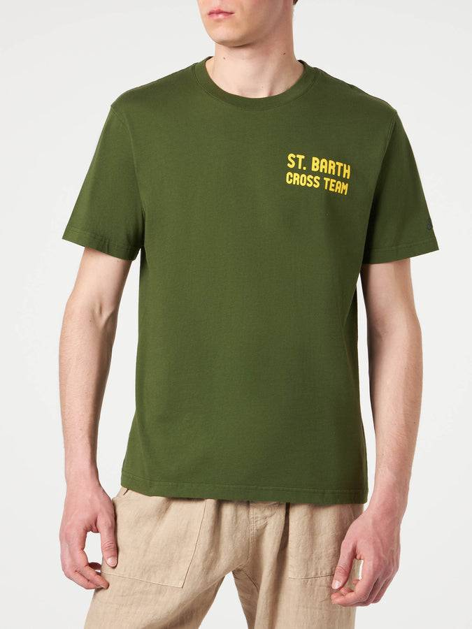 Mc2 Saint Barth T-shirt Da Uomo In Cotone Con Stampa Snoopy | Edizione Speciale Peanuts®