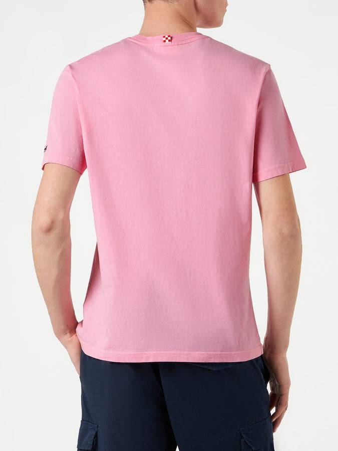 Mc2 Saint Barth T-shirt Da Uomo In Cotone Con Stampa St. Barth Mojito