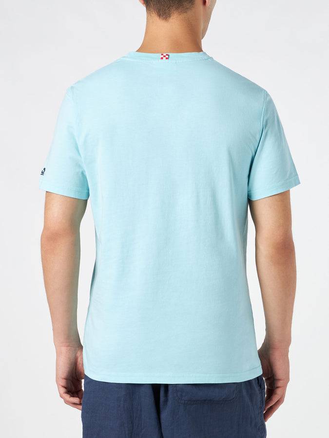 Mc2 Saint Barth T-shirt Da Uomo In Cotone Con Stampa Statua Big Babol | BIG BABOL® EDIZIONE SPECIALE