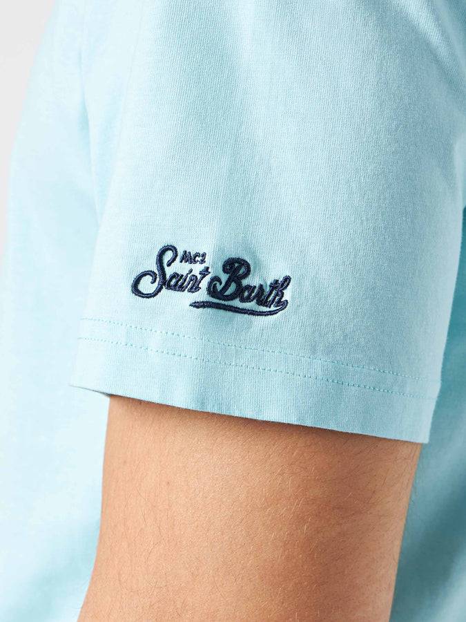 Mc2 Saint Barth T-shirt Da Uomo In Cotone Con Stampa Statua Big Babol | BIG BABOL® EDIZIONE SPECIALE