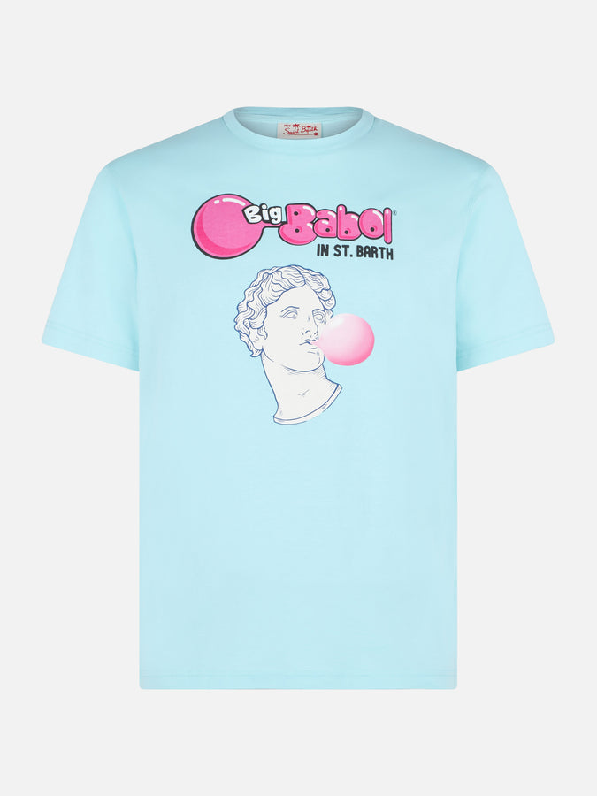 Mc2 Saint Barth T-shirt Da Uomo In Cotone Con Stampa Statua Big Babol | BIG BABOL® EDIZIONE SPECIALE