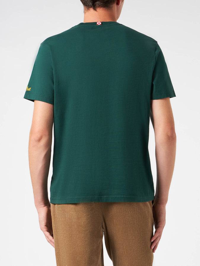 Mc2 Saint Barth T-shirt Da Uomo In Cotone Pesante Con Stampa Tequila