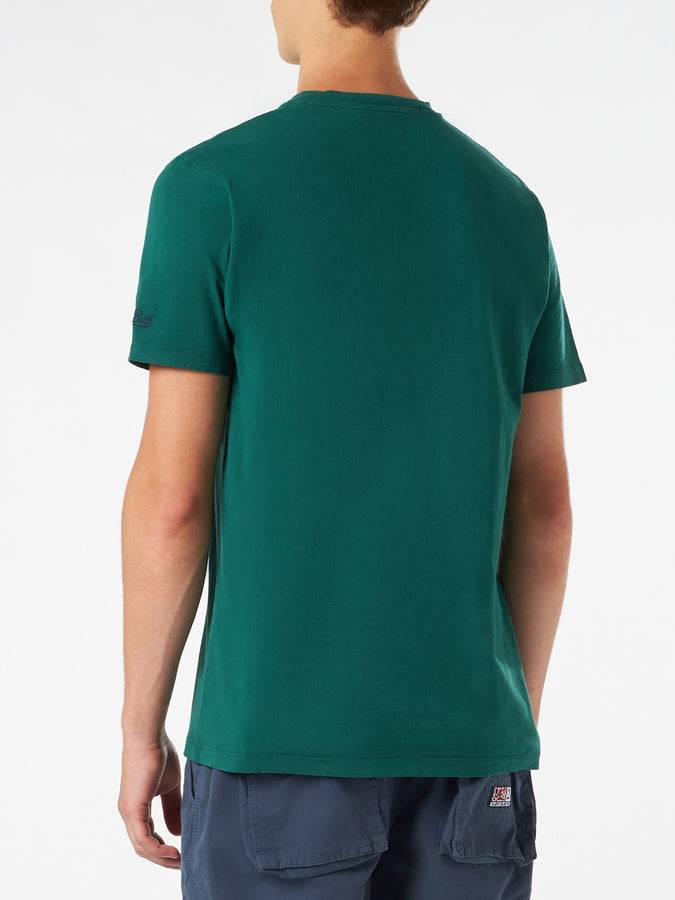 Mc2 Saint Barth T-shirt Da Uomo In Cotone Trattamento Vintage Con Stampa Snoopy | SNOOPY - EDIZIONE SPECIALE PEANUTS™