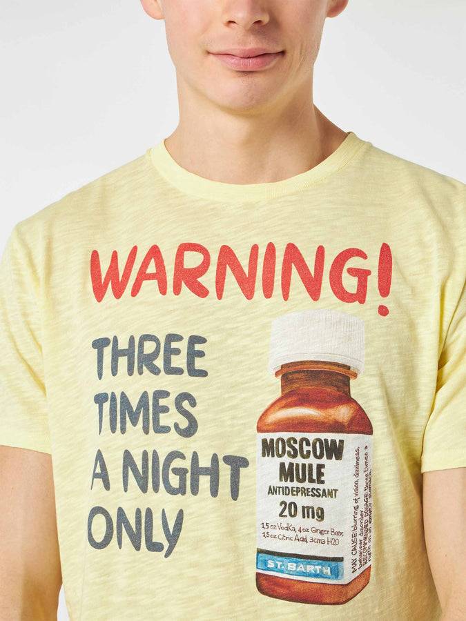 Mc2 Saint Barth T-shirt Da Uomo Stampa Moscow Pills