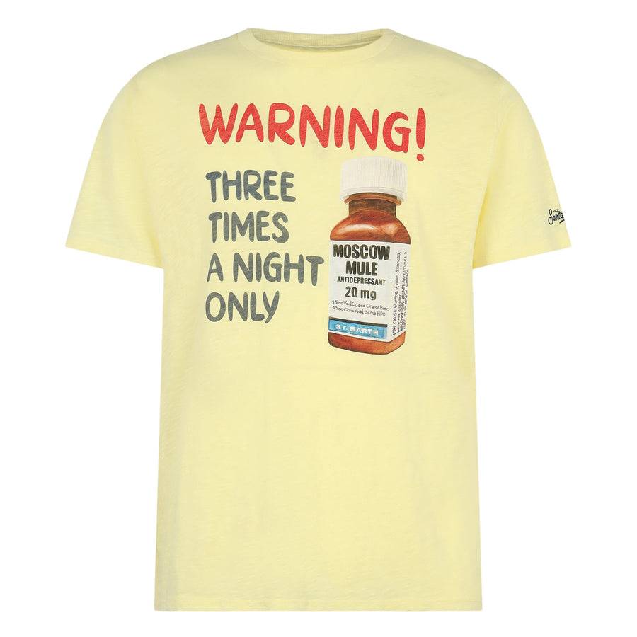 Mc2 Saint Barth T-shirt Da Uomo Stampa Moscow Pills