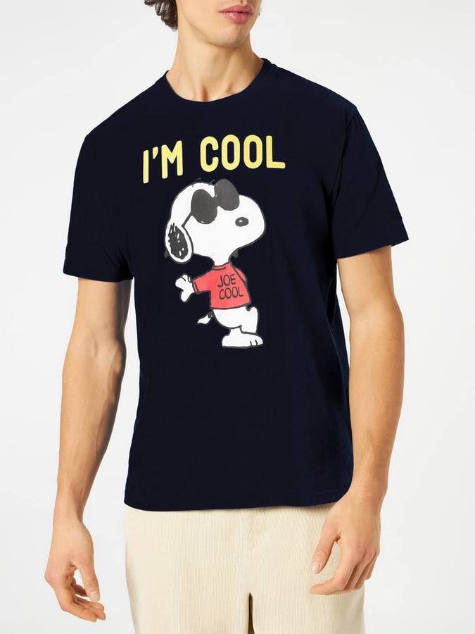 Mc2 Saint Barth T-shirt Da Uomo Stampa Snoopy I'm Cool | Edizione Speciale Peanuts™