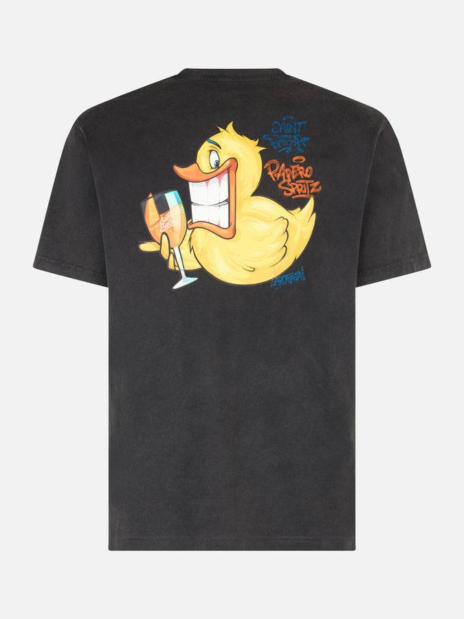 Mc2 Saint Barth T-shirt Da Uomo Vintage In Cotone Jack Con Stampa Ducky Cryptopuppets | EDIZIONE SPECIALE CRYPTOPUPPETS