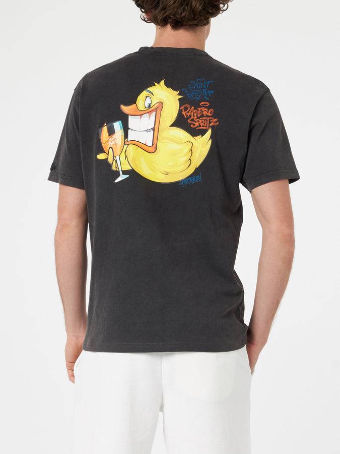 Mc2 Saint Barth T-shirt Da Uomo Vintage In Cotone Jack Con Stampa Ducky Cryptopuppets | EDIZIONE SPECIALE CRYPTOPUPPETS