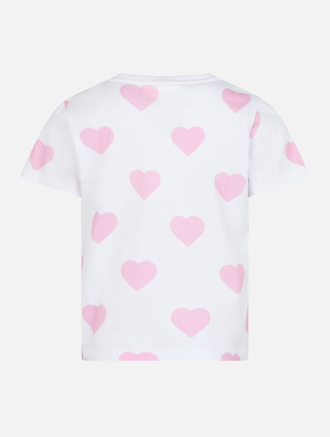 Mc2 Saint Barth T-shirt Girocollo Da Bambina Elly In Jersey Di Cotone Con Ricamo Mood Vacay