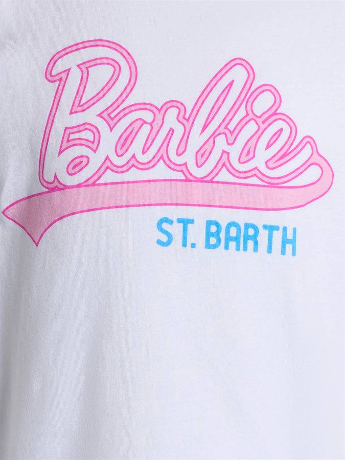 Mc2 Saint Barth T-shirt Girocollo Da Bambina In Jersey Di Cotone Elly Con Stampa Barbie Saint Barth | EDIZIONE SPECIALE BARBIER